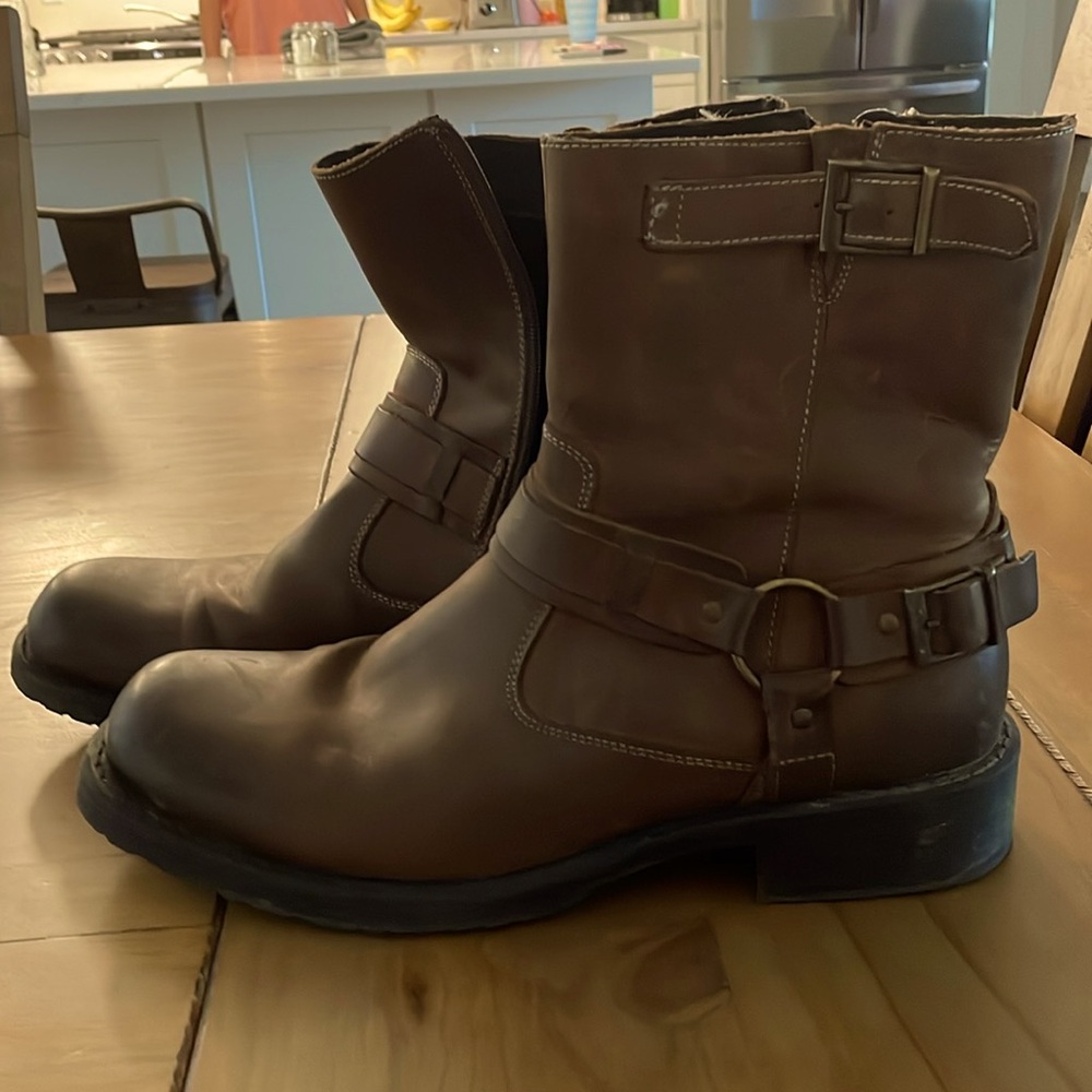 genuine italian leather boots men’s